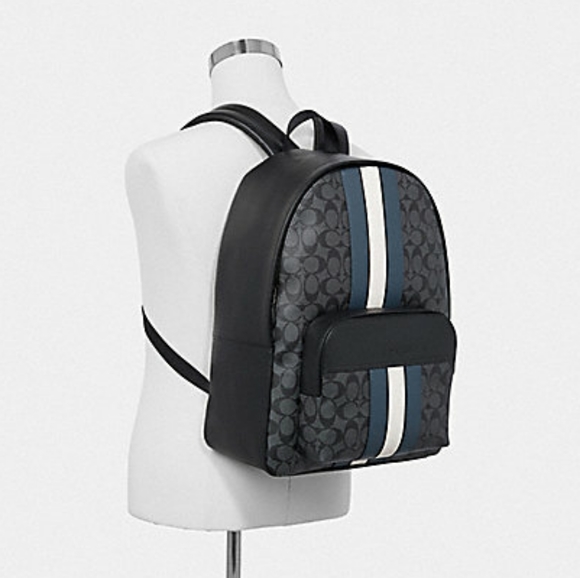 ⚜Coach HOUSTON BACKPACK IN SIGNATURE CANVAS. - Picture 2 of 7